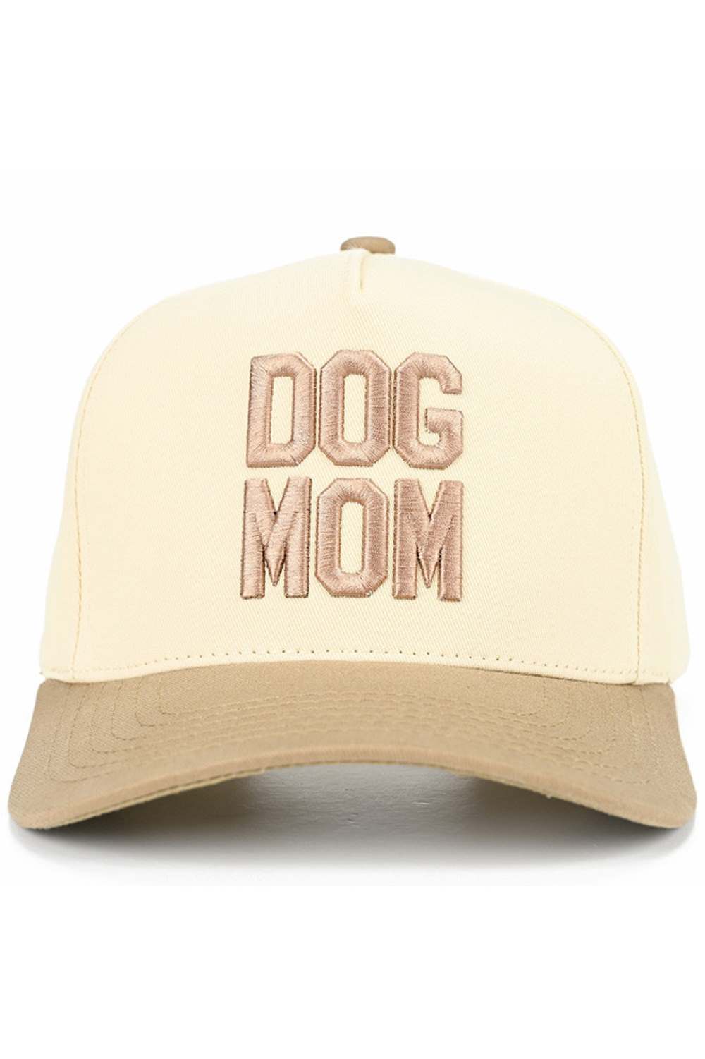 C.C DOG MOM Embroidered Two Tone Trucker Cap