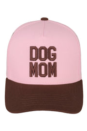 C.C DOG MOM Embroidered Two Tone Trucker Cap