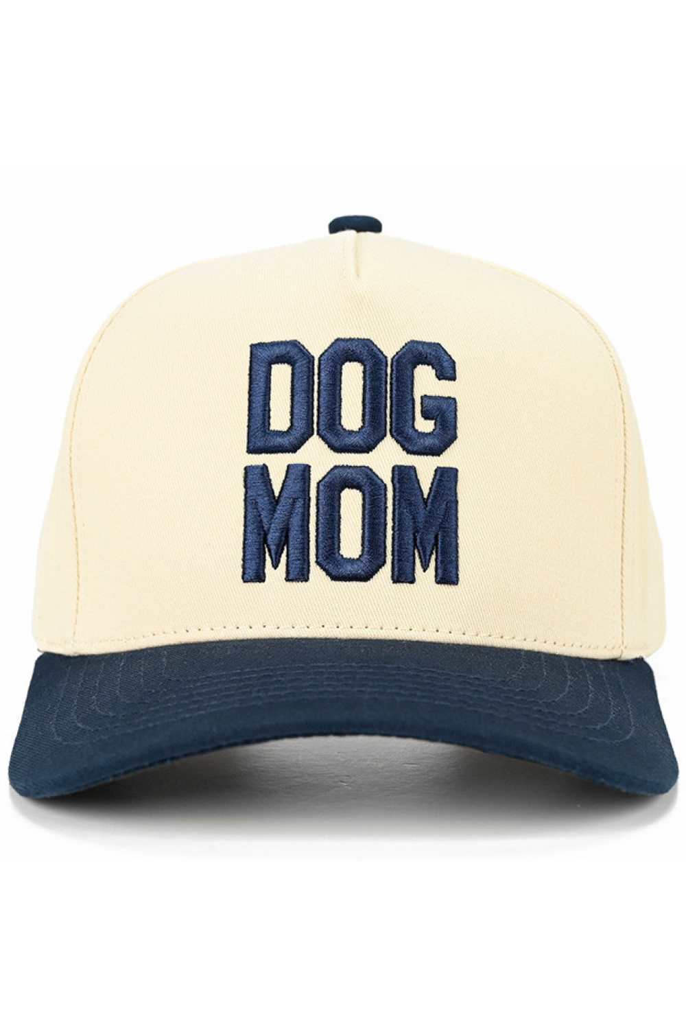 C.C DOG MOM Embroidered Two Tone Trucker Cap