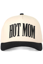 C.C HOT MOM Letter embroidered Trucker Hat