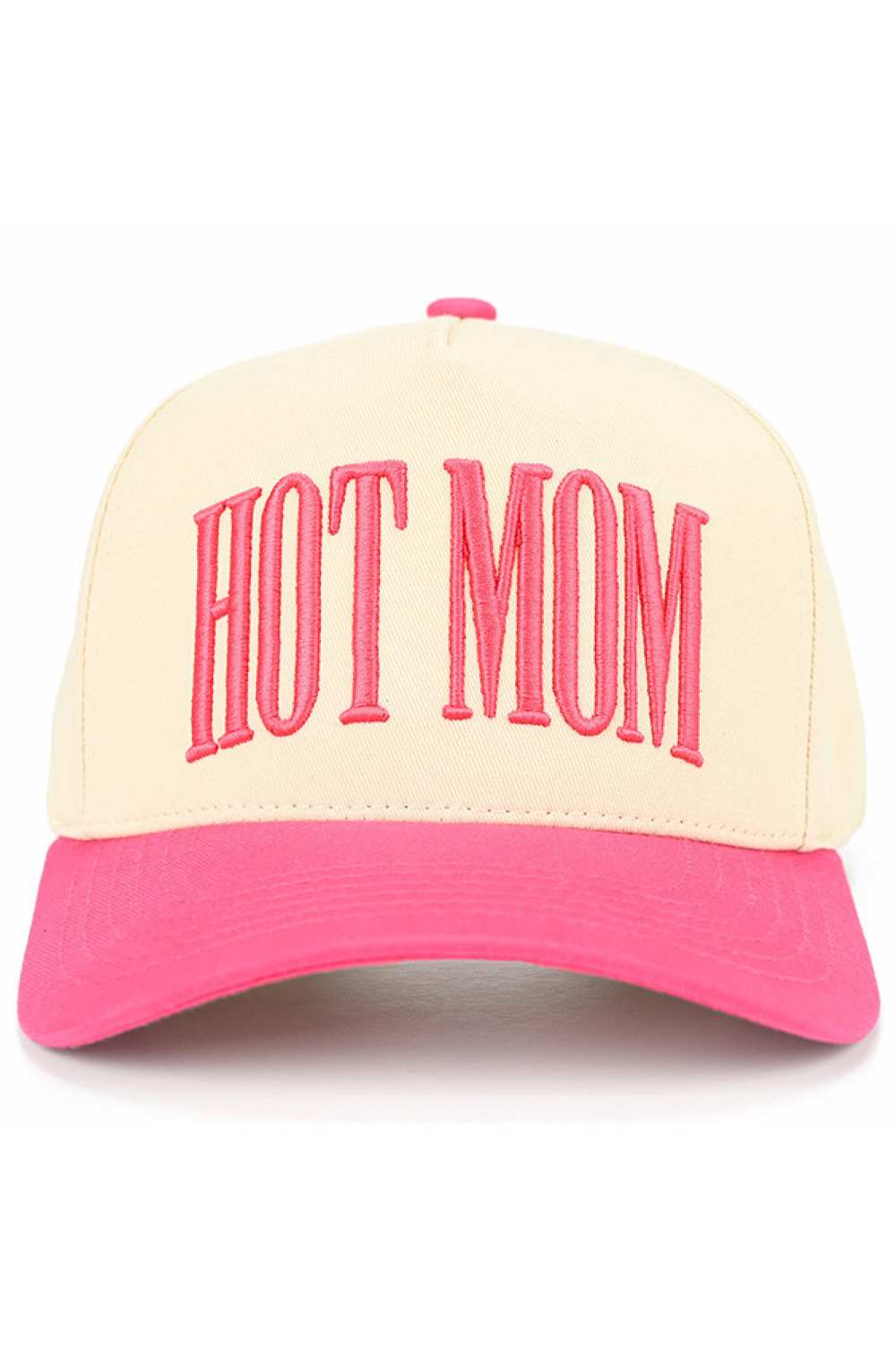 C.C HOT MOM Letter embroidered Trucker Hat