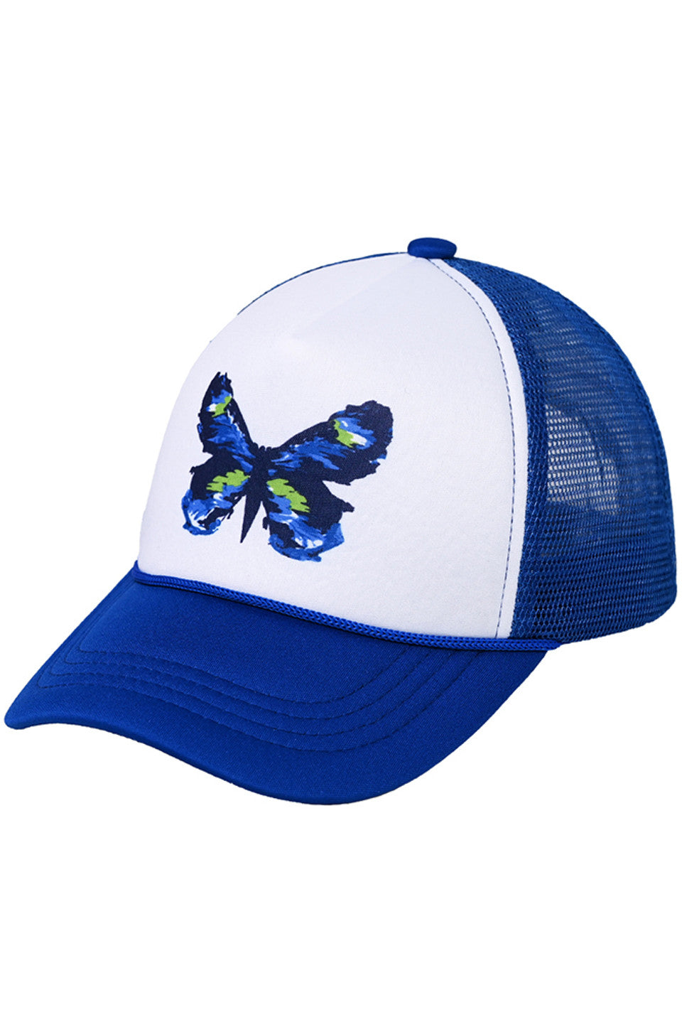C.C Kids Hand Painted Abstract Butterfly Cap