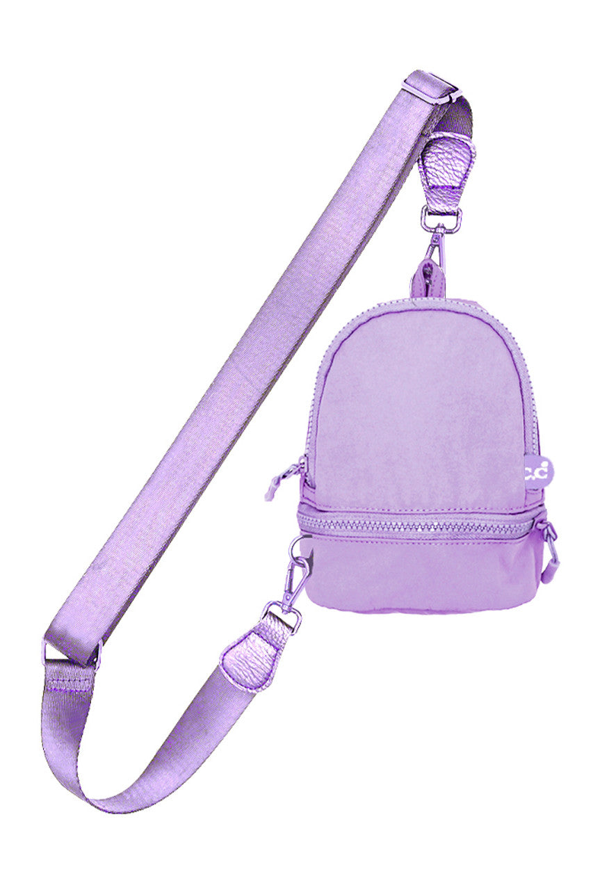 C.C Mini Solid Sling Backpack