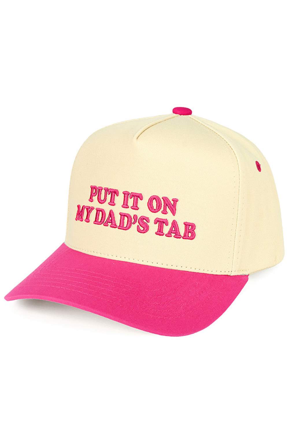 C.C PUT IT ON MY DAD'S TAB Letter Trucker Hat