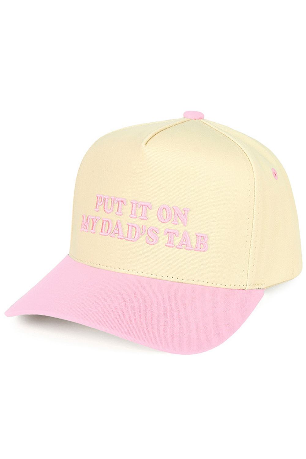 C.C PUT IT ON MY DAD'S TAB Letter Trucker Hat