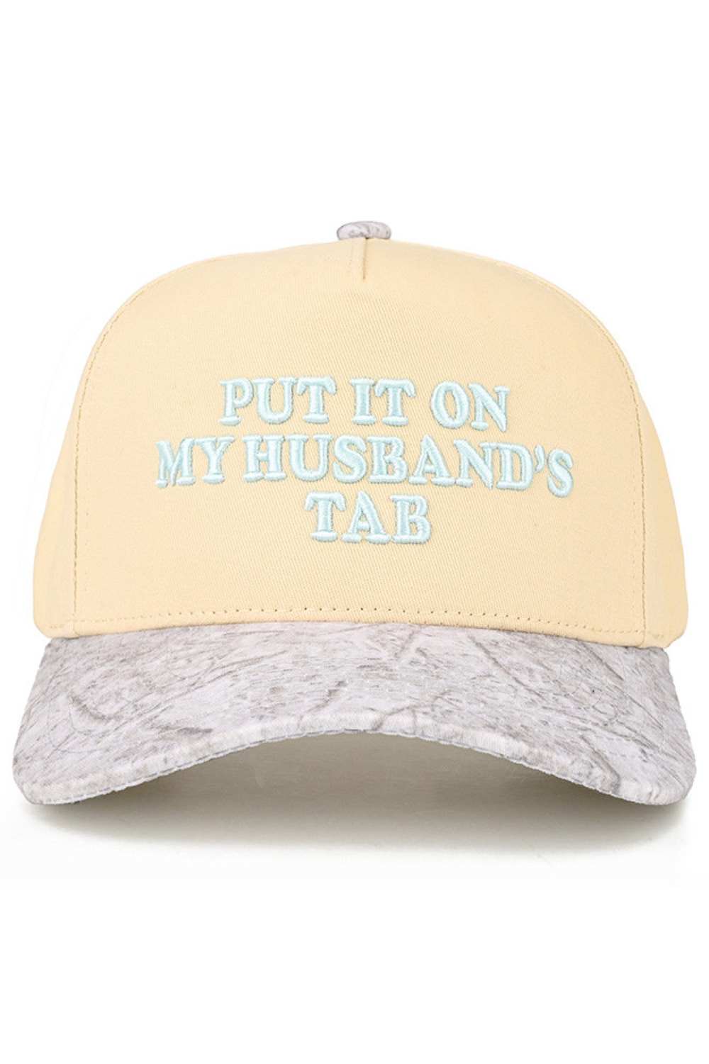 C.C Women's Put IT ON MY Husband'S Tab Letter Trucker Hat