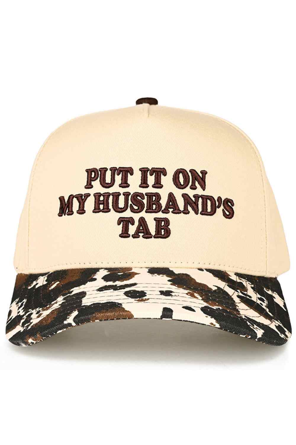 C.C Women's Put IT ON MY Husband'S Tab Letter Trucker Hat