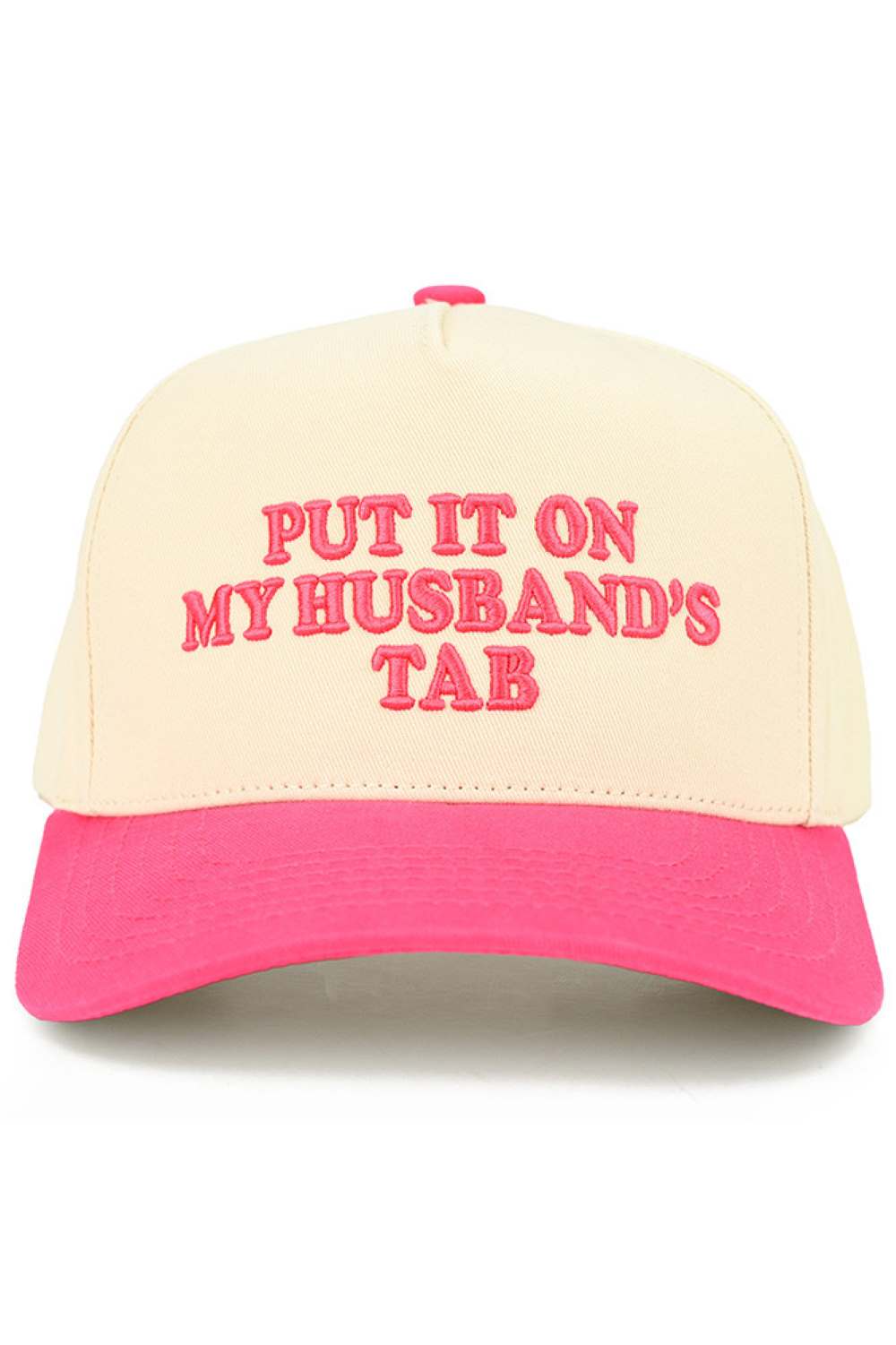 C.C Women's Put IT ON MY Husband'S Tab Letter Trucker Hat