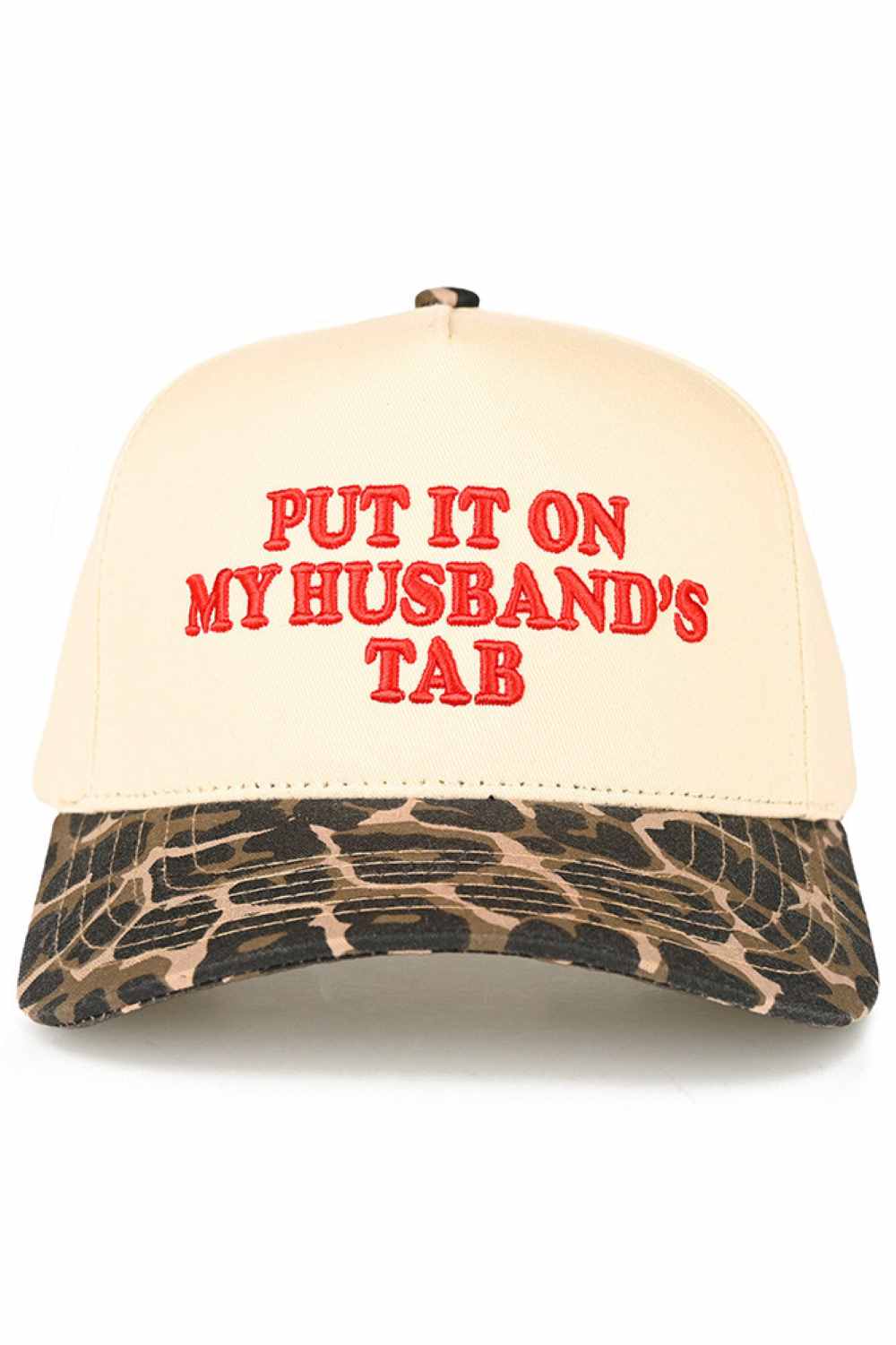 C.C Women's Put IT ON MY Husband'S Tab Letter Trucker Hat