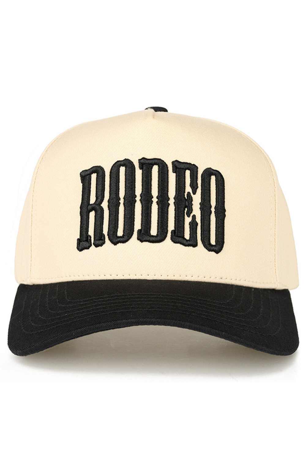 C.C RODEO Letter Embroidered Snapback Trucker Hat