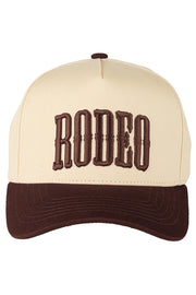C.C RODEO Letter Embroidered Snapback Trucker Hat