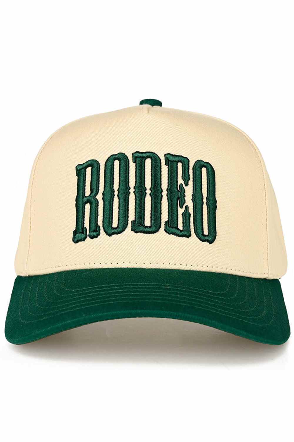 C.C RODEO Letter Embroidered Snapback Trucker Hat