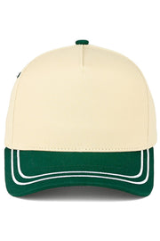 C.C Two Tone with Retro Stripe Cotton Trucker Cap