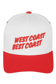 C.C Women's West Coast Best Cotton Trucker Cap Hat