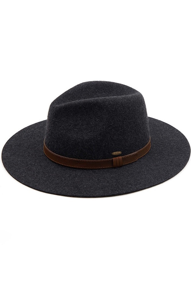 C.C Women's Wool Felt Brim Hat Panama