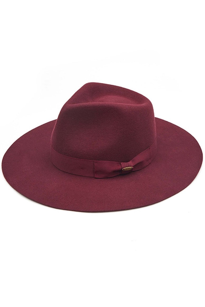 C.C Wool Felt Detailed Panama Hat Ribbon Band Trim