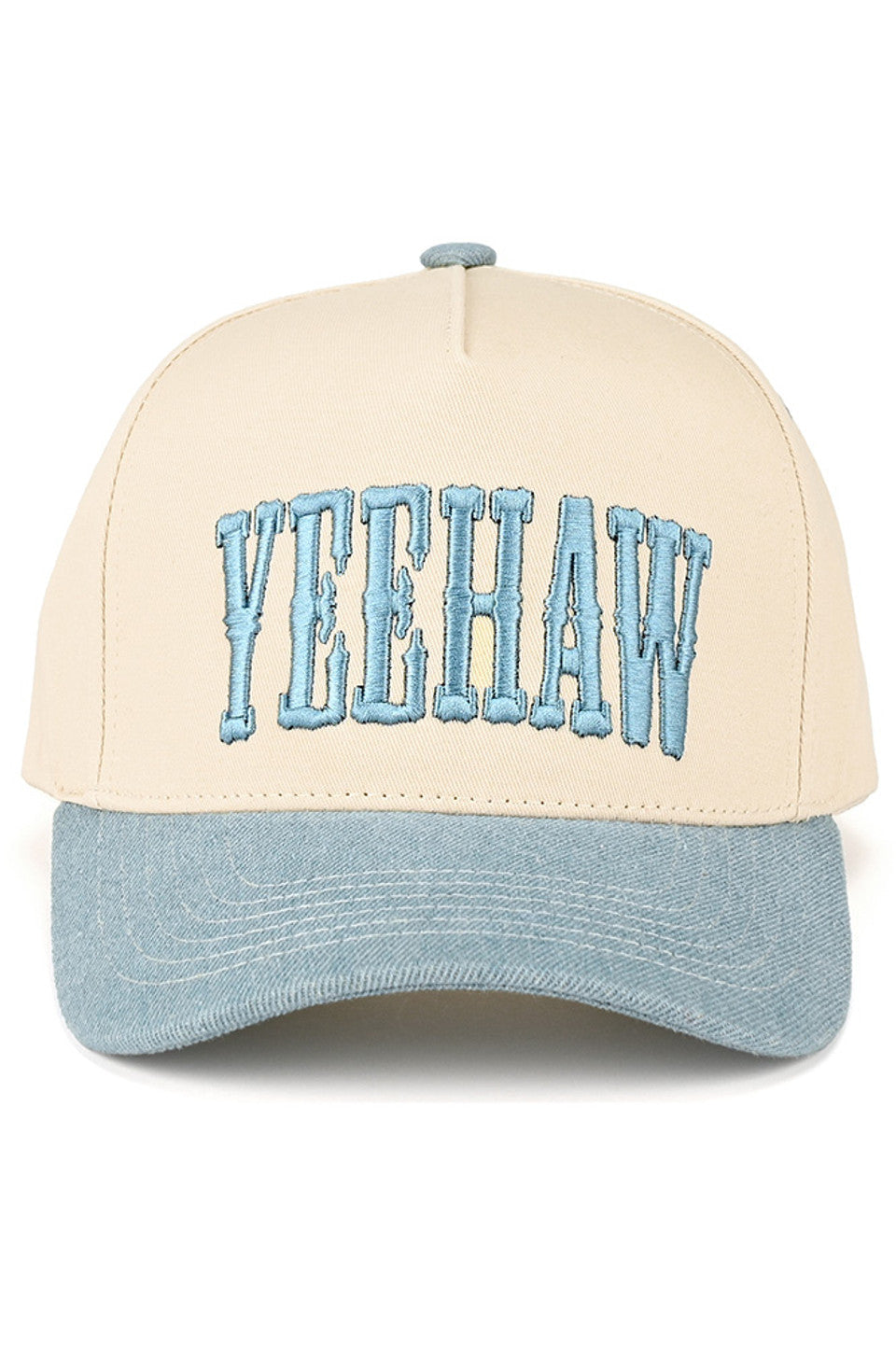 C.C YEEHAW Embroidery Two Tone Cotton Trucker Cap