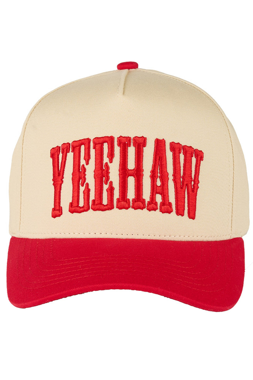 C.C YEEHAW Embroidery Two Tone Cotton Trucker Cap