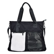 Large Shoulder Bag Simple Leisure Big Bag Nylon Mesh Shoulder Detachable Shoulder strap  hobo