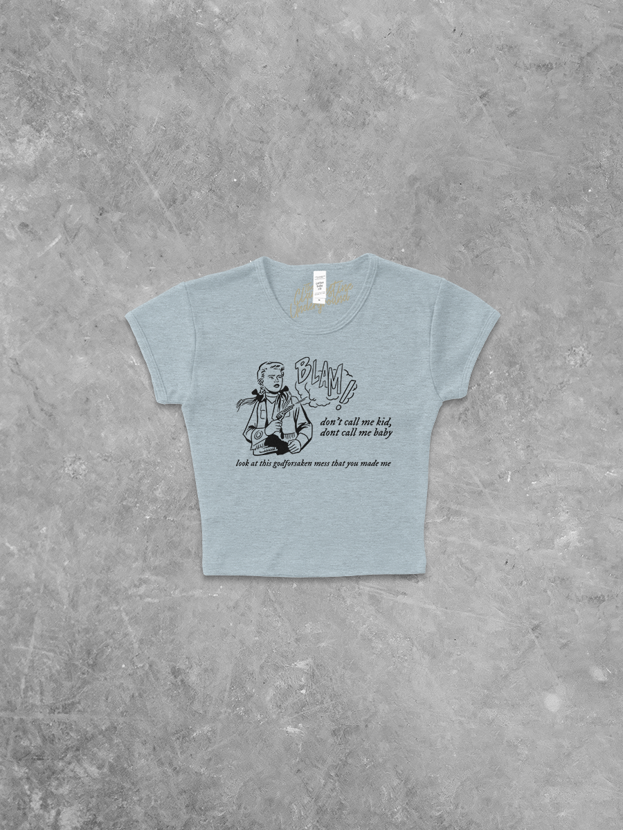 Underground Original Design: Don't Call Me Baby Micro-Ribbed Baby Tee