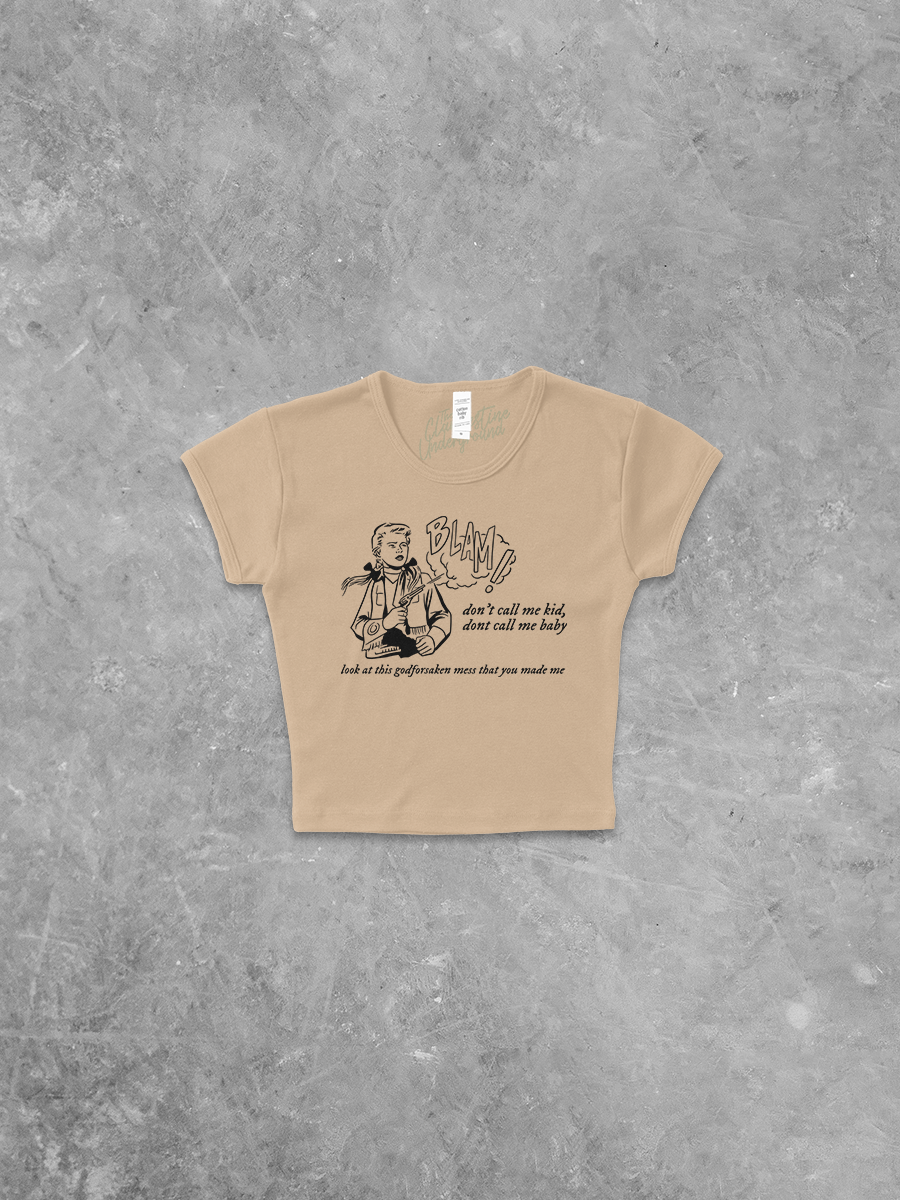 Underground Original Design: Don't Call Me Baby Micro-Ribbed Baby Tee
