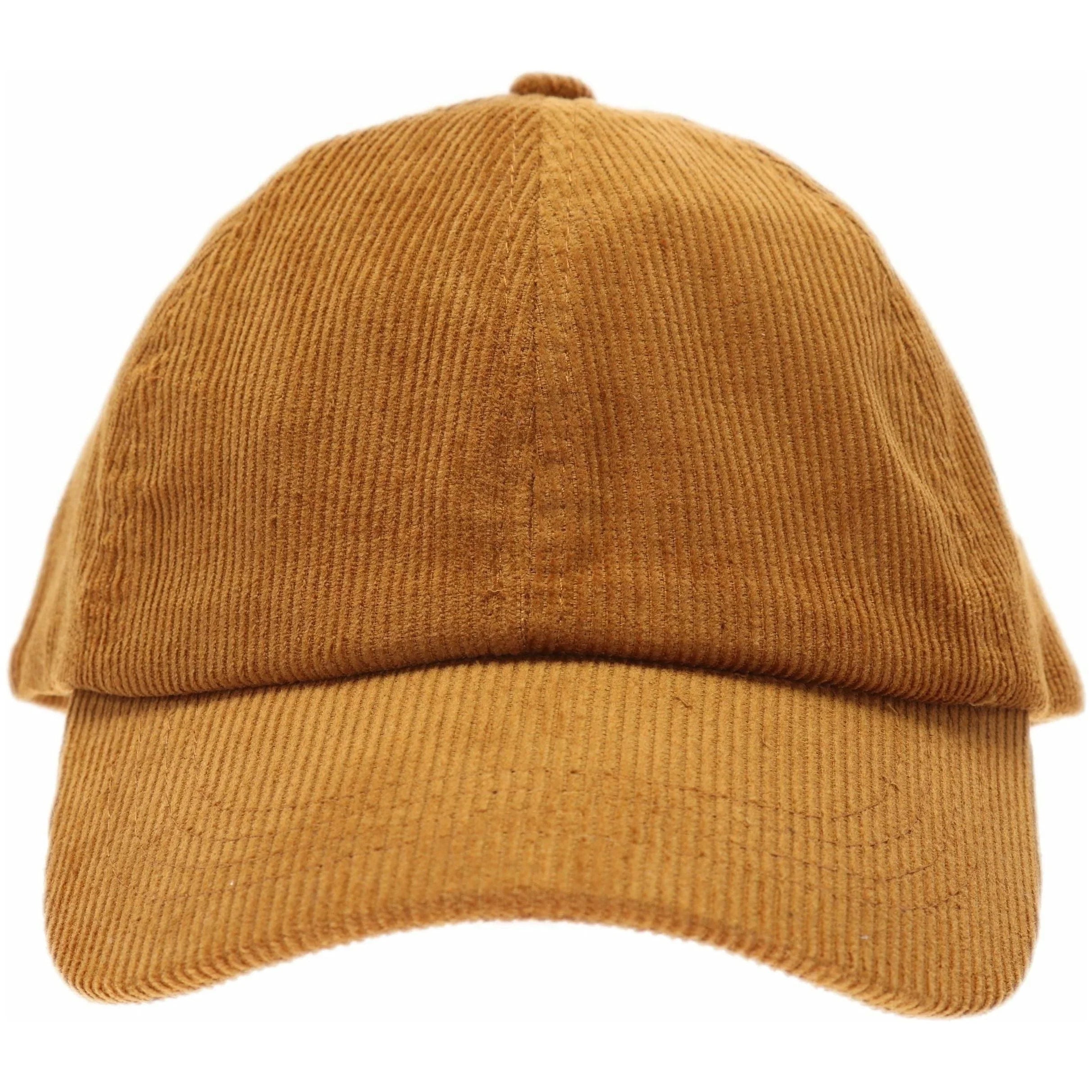 Corduroy Criss-cross Pony Cap