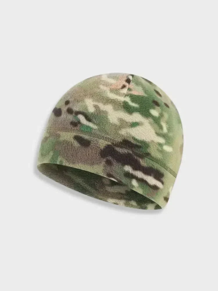 CAMO BEANIE HAT FOR CASUAL STYLE - FLEECE CAMO BEANIE