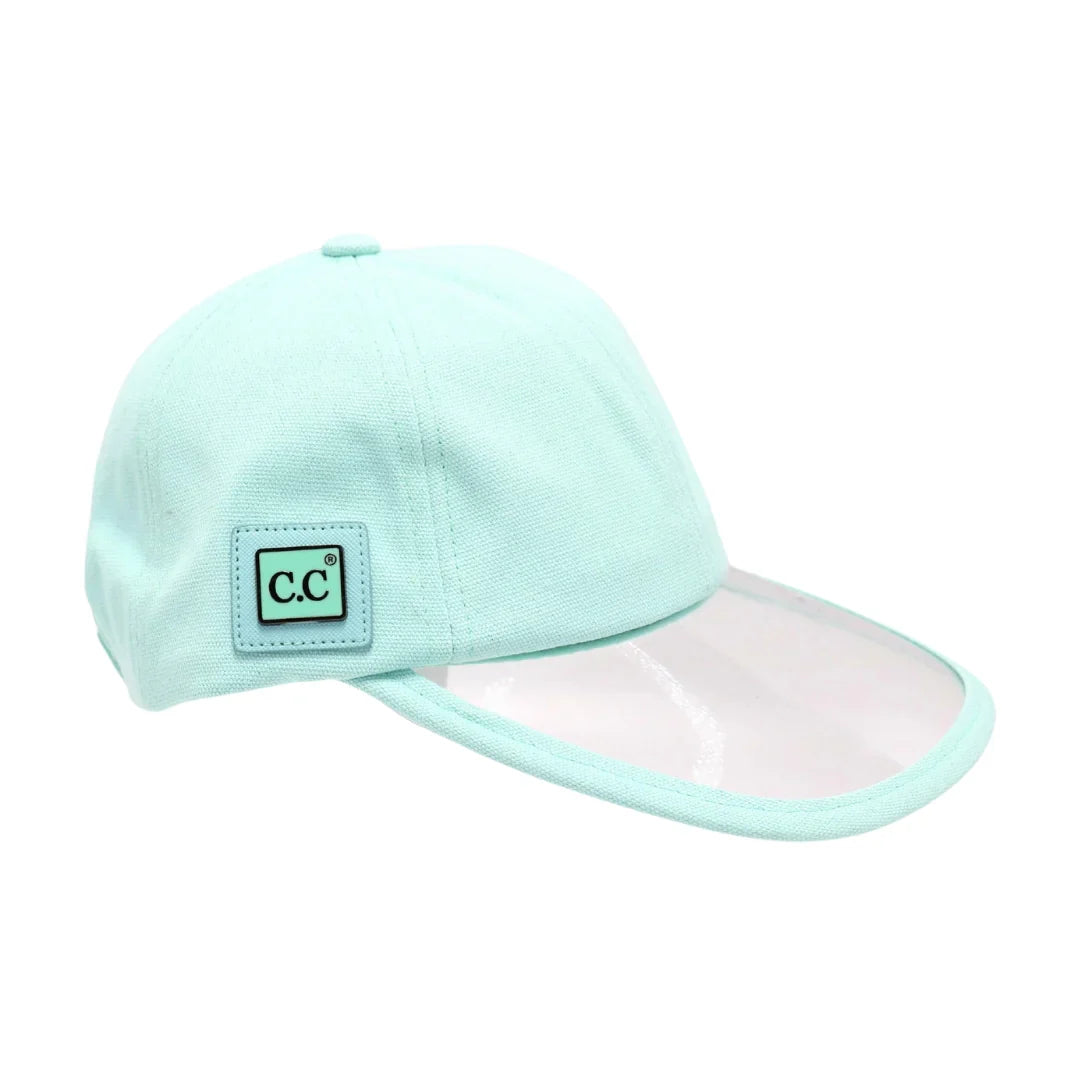 Canvas C.C Ball Cap with PVC Brim