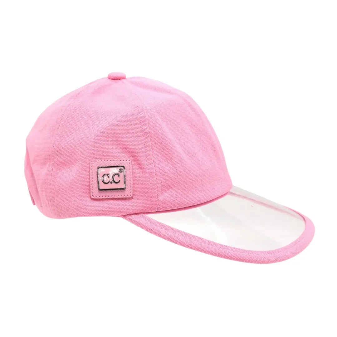 Canvas C.C Ball Cap with PVC Brim