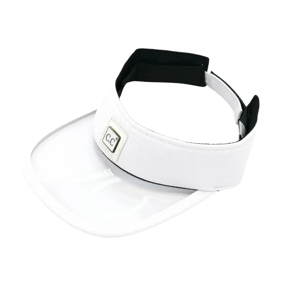 Canvas CC Visor with PVC Brim