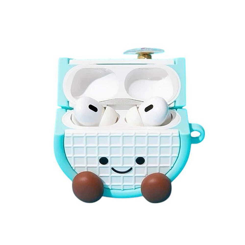 CARTOON BADMINTON RACKET KEYCHAIN FOR AIRPODS AND RACKET AIRPODS CASE