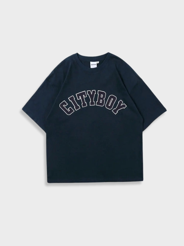 CASUAL OUTFIT SET - T-SHIRT, SHORTS, SNEAKERS, SUNGLASSES - SUMMER CITYBOY BLUE