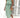 Casual solid color irregular slit suspender skirt high waist fake two piece dress - Green / S