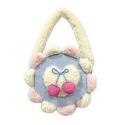 CHERRY CAKE FLUFFY HANDBAG