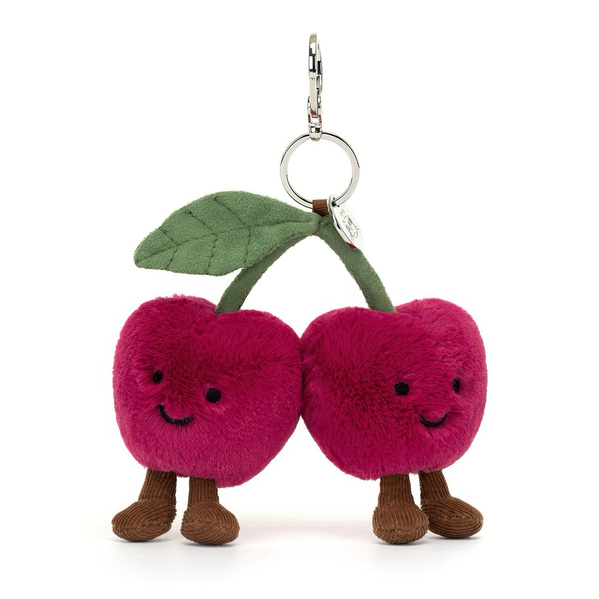 CHERRY PLUSH KEYCHAIN – CHERRIES BAG CHARM FOR BAGS