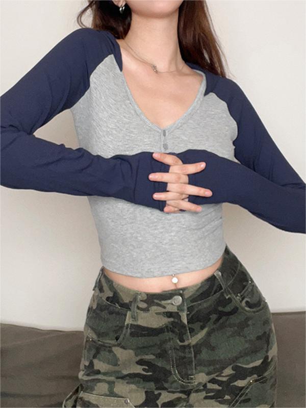 CHIC HOODED CROP CASUAL OUTFIT FOR WOMEN