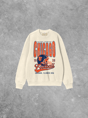 Underground Original Design: Chicago Football Champs Boxy Cotton Sweatshirt