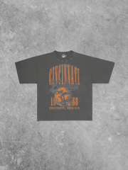 Underground Original Design: Cincinnati Football, 90's Boxy Oversized TShirt