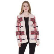 Classic Plaid Check Cardigan