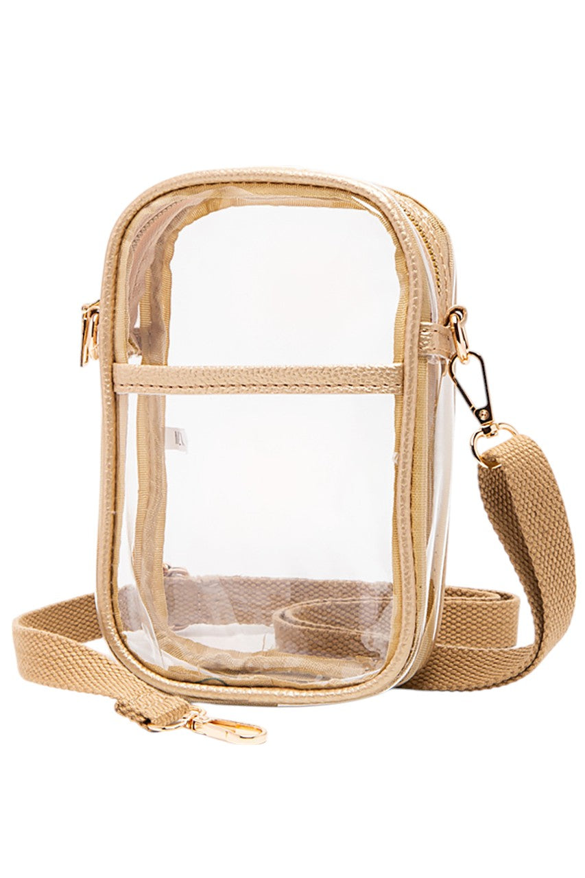 Clear Crossbody Stadium Bag