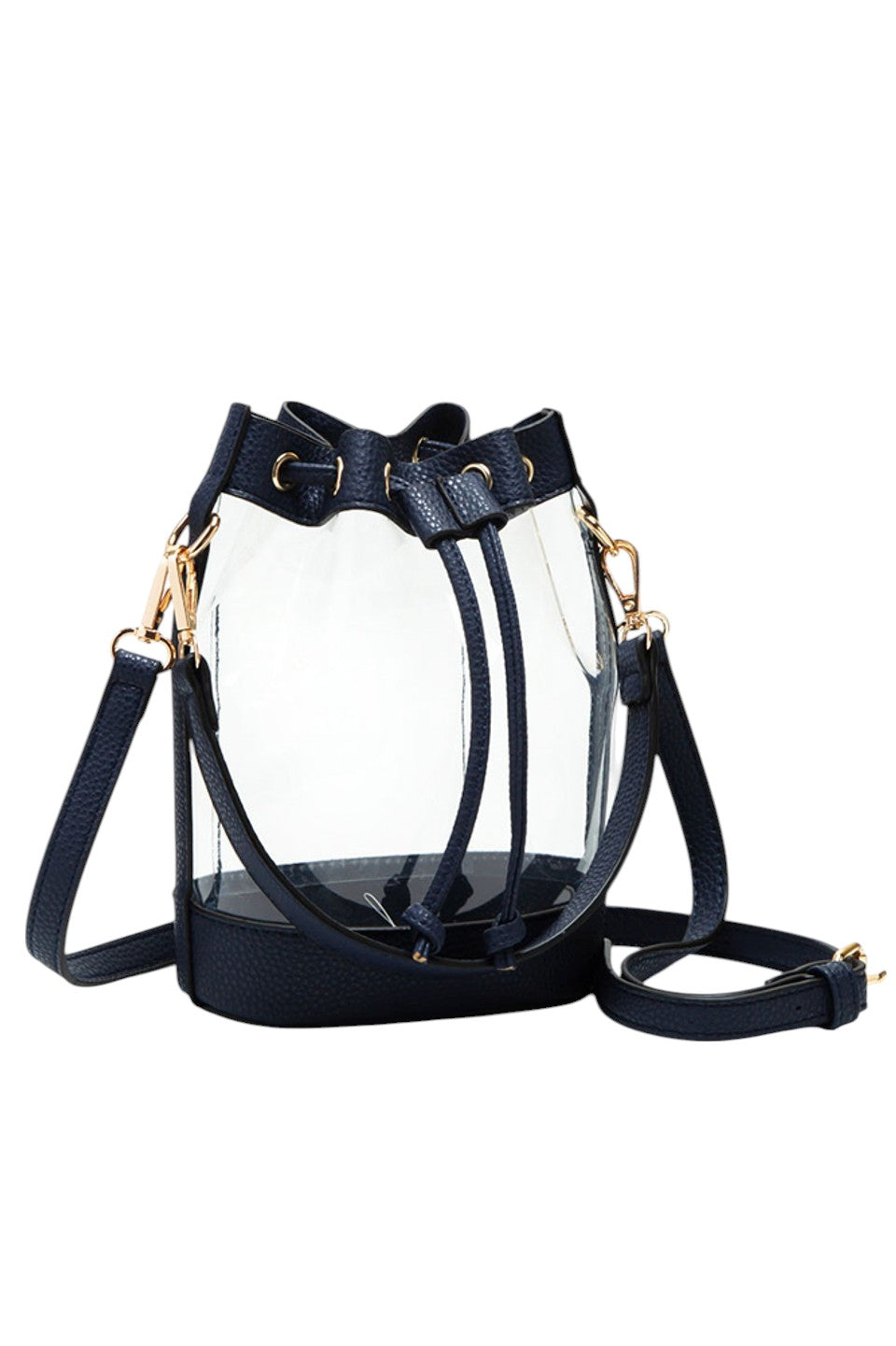 Women's Clear Crossbody Stadium Bucket Bag