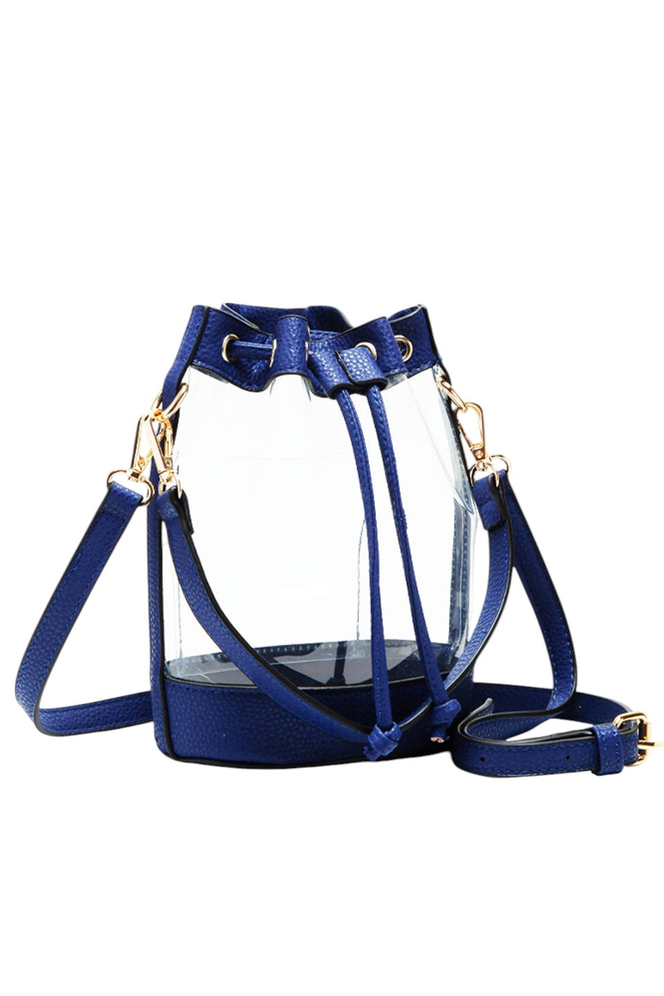 Women's Clear Crossbody Stadium Bucket Bag