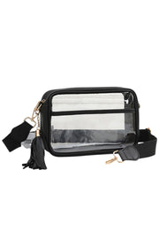 Women's Clear PU Cross Body Camera Bag Crossbody
