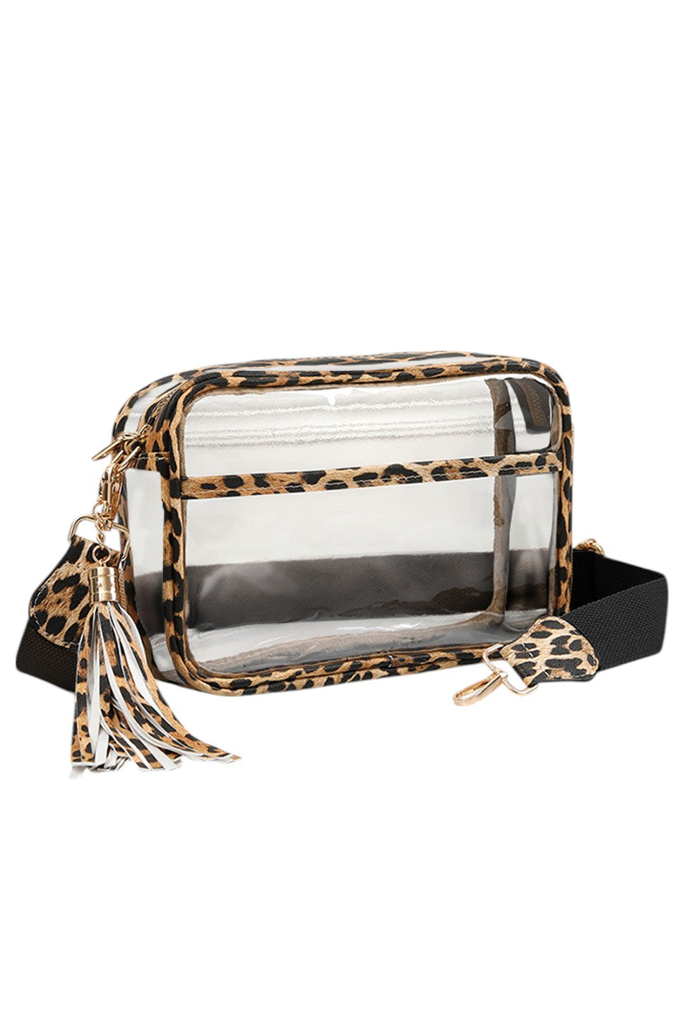 Clear PU Cross Body Camera Bag