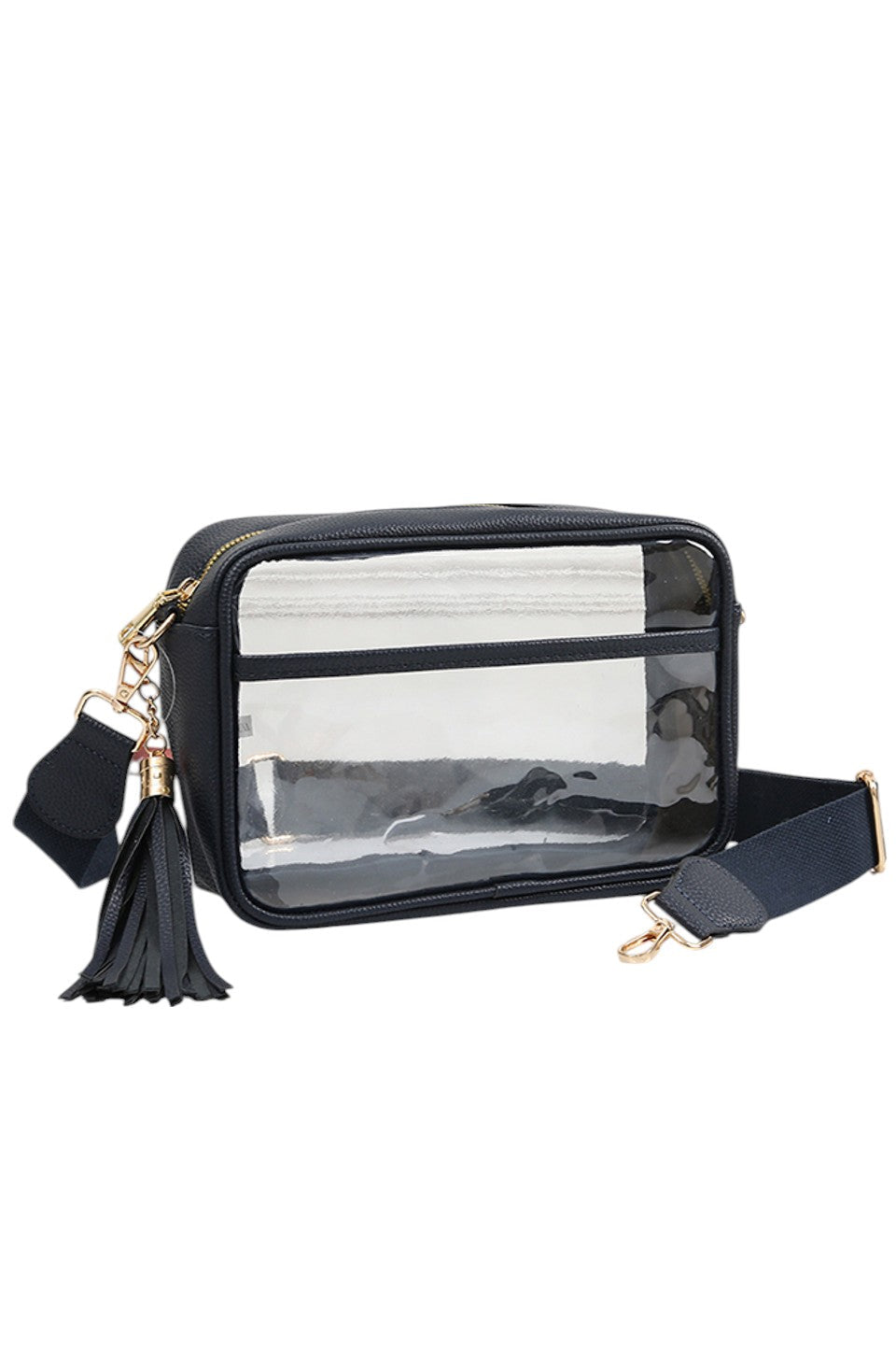 Women's Clear PU Cross Body Camera Bag Crossbody