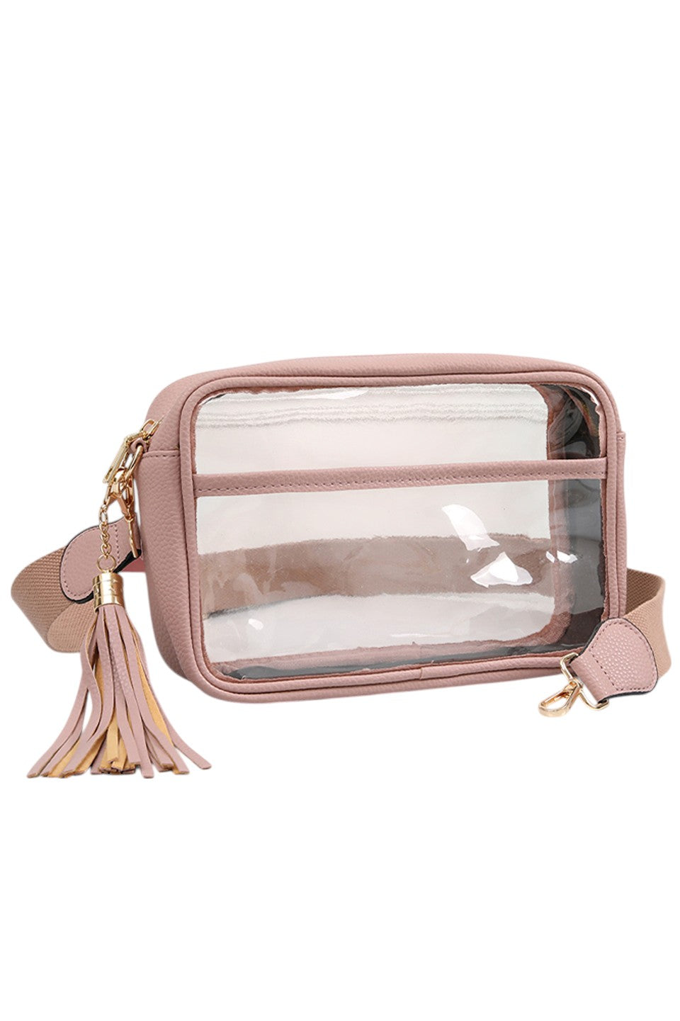 Women's Clear PU Cross Body Camera Bag Crossbody