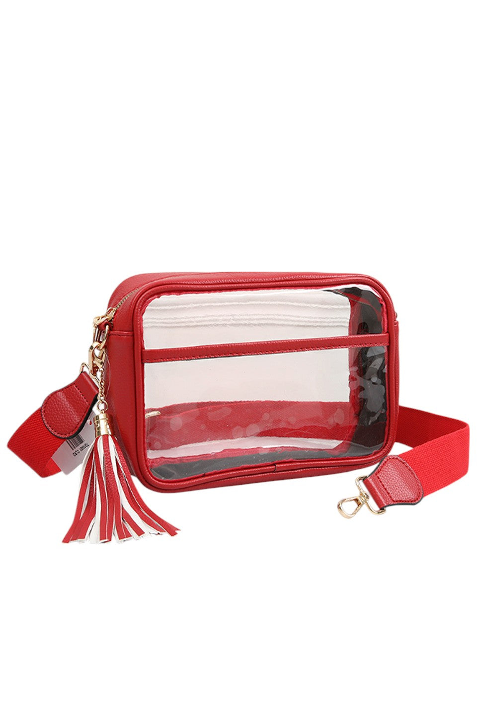 Women's Clear PU Cross Body Camera Bag Crossbody