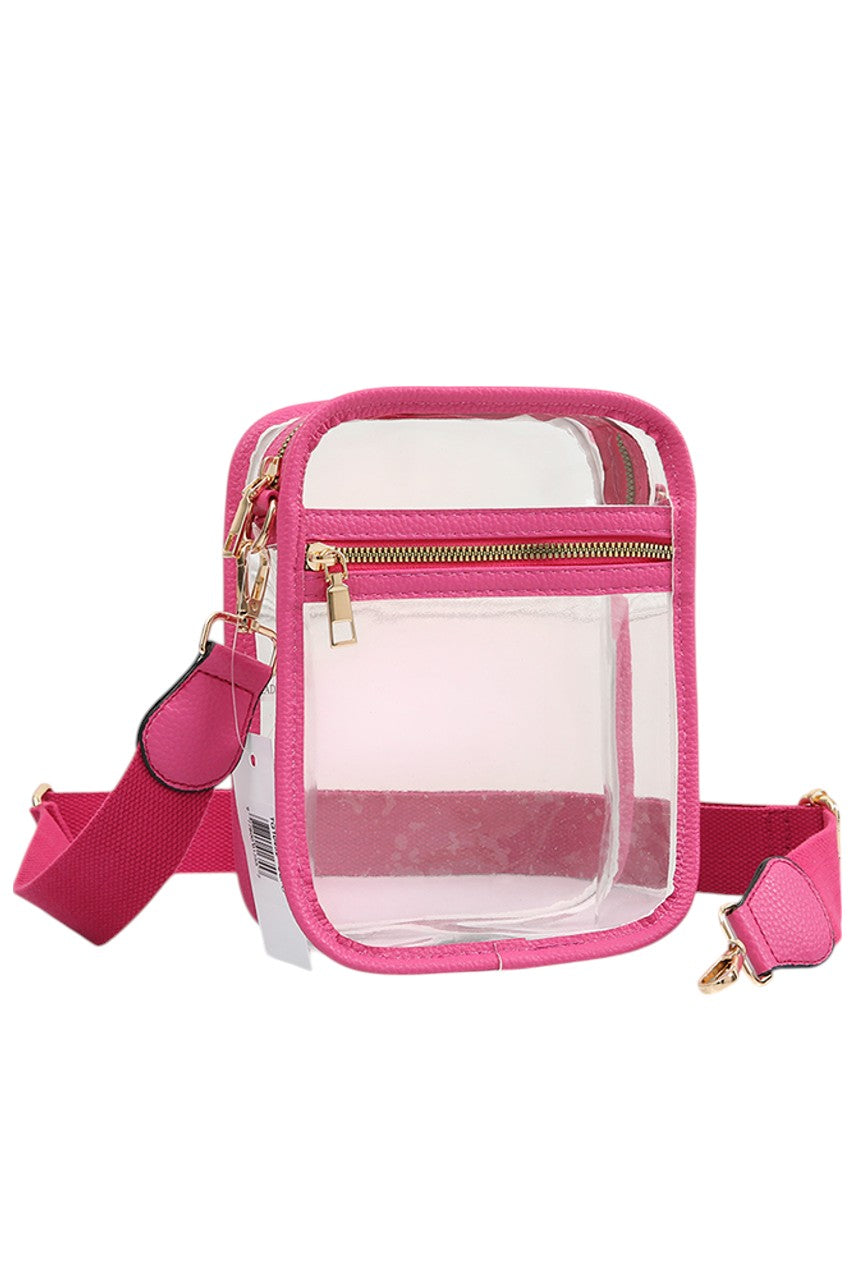 Clear PU Cross Body Mini Bag
