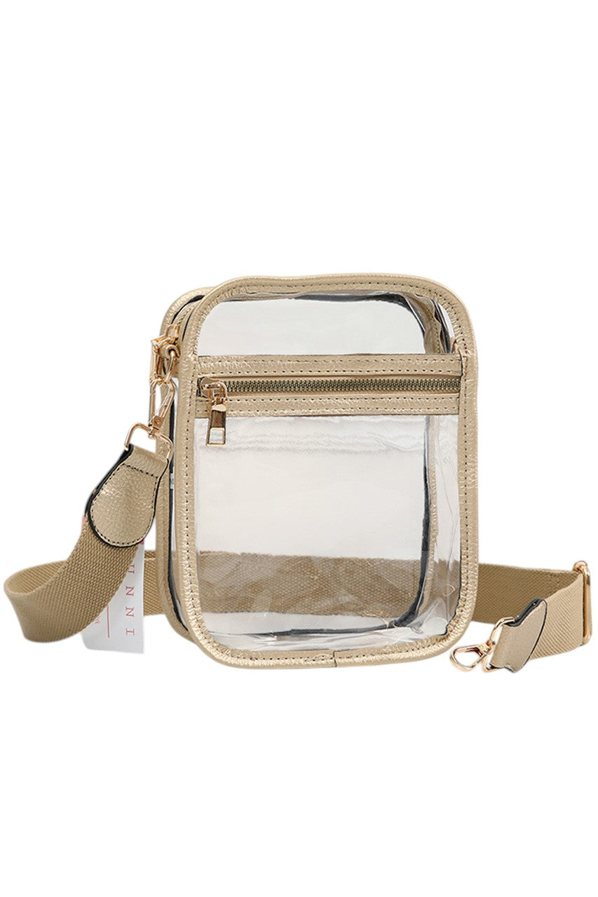 Clear PU Cross Body Mini Bag