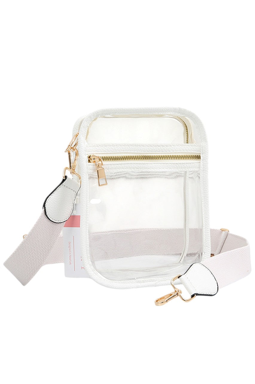 Clear PU Cross Body Mini Bag